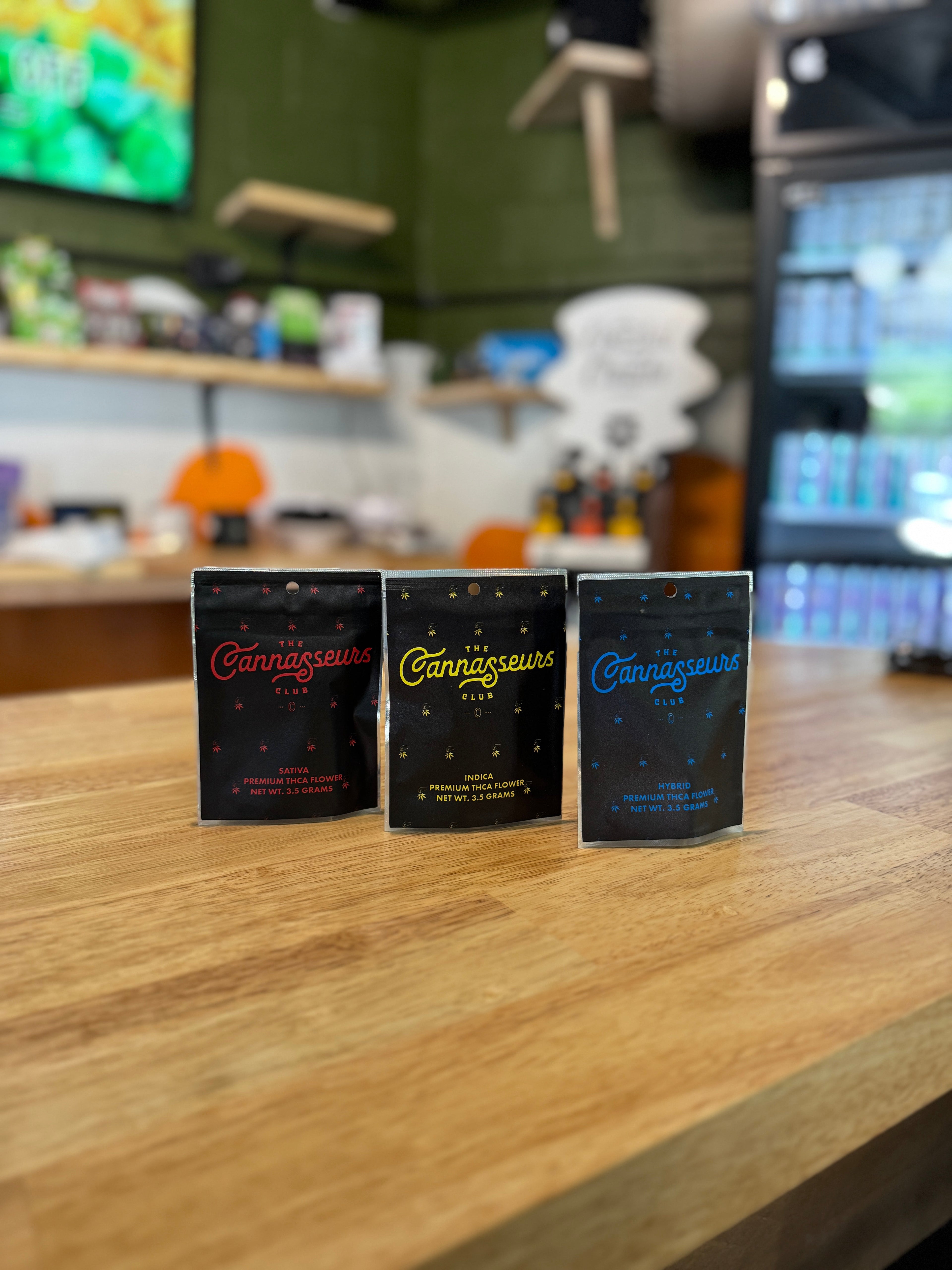 Pre-packaged Cannasseurs eighths